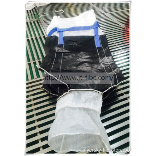 One ton square bulk storage bag